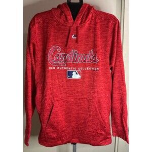 Authentic MLB Collection St. Louis Cardinals Majestic Hoodie Sz L